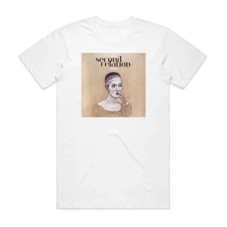 Second Relation Abiona Album Cover T-Shirt White