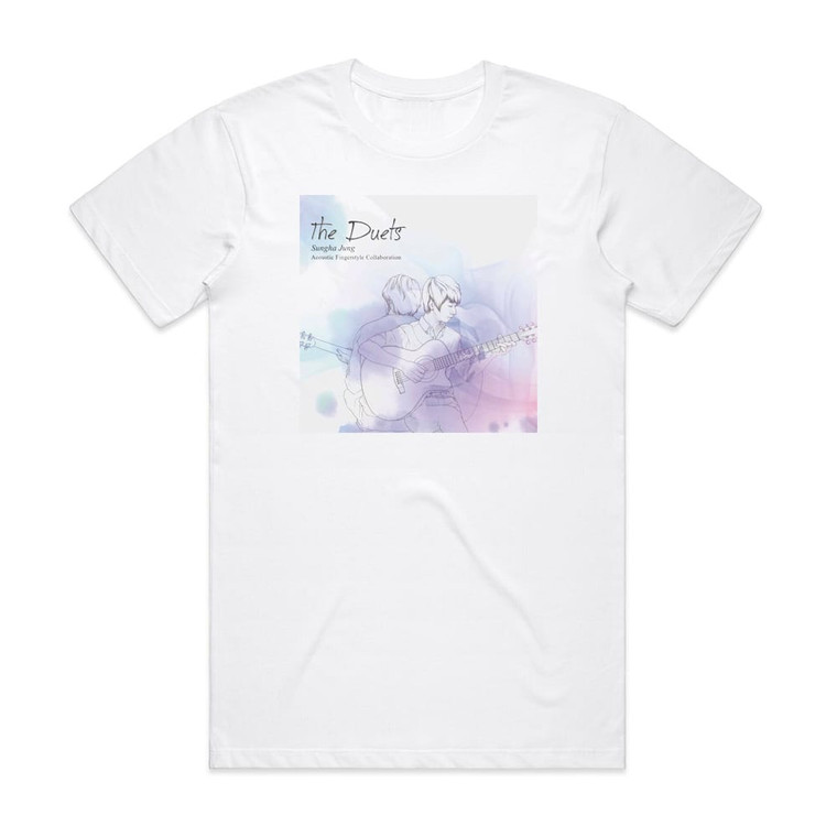 Sungha Jung The Duets Album Cover T-Shirt White