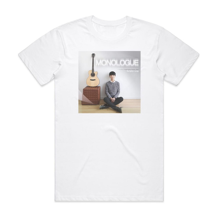 Sungha Jung Monologue Album Cover T-Shirt White