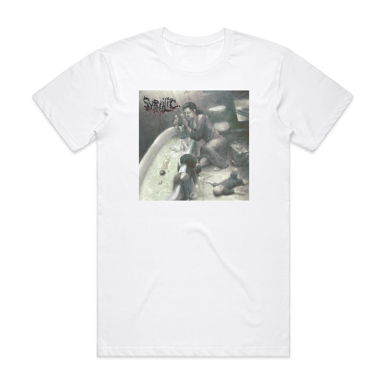 Syphilic Empty Nest Album Cover T-Shirt White Syphilic Empty Nest Album Cover T-Shirt White
