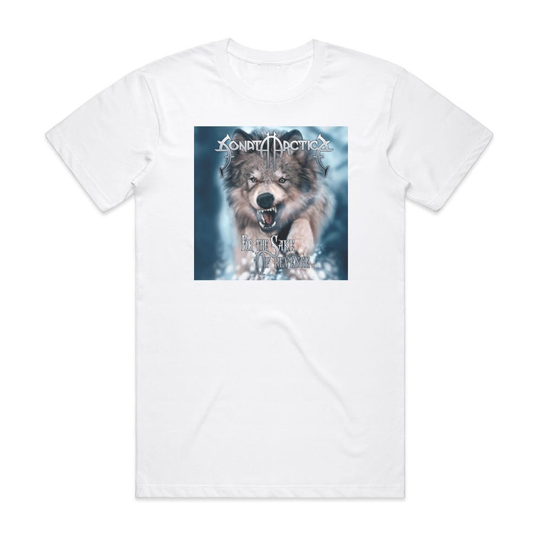 Sonata Arctica For The Sake Of Revenge Album Cover T-Shirt White