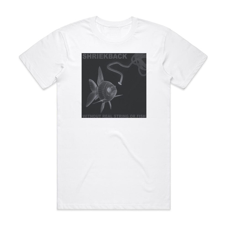 Shriekback Without Real String Or Fish Album Cover T-Shirt White