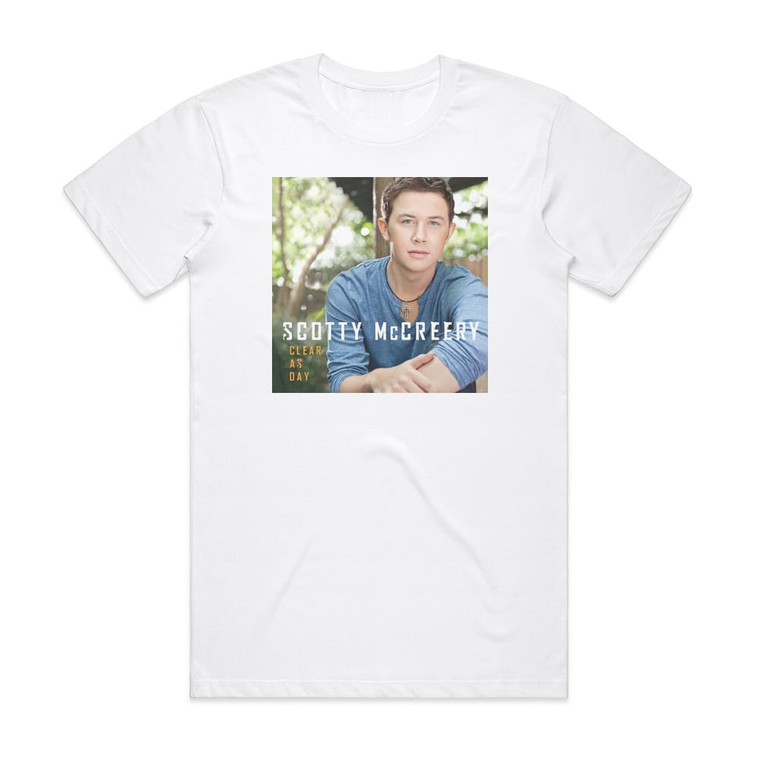 Scotty McCreery Clear As Day Album Cover T-Shirt White