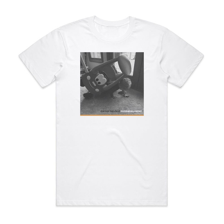 Steven Neufeld Outmaneuvered Album Cover T-Shirt White