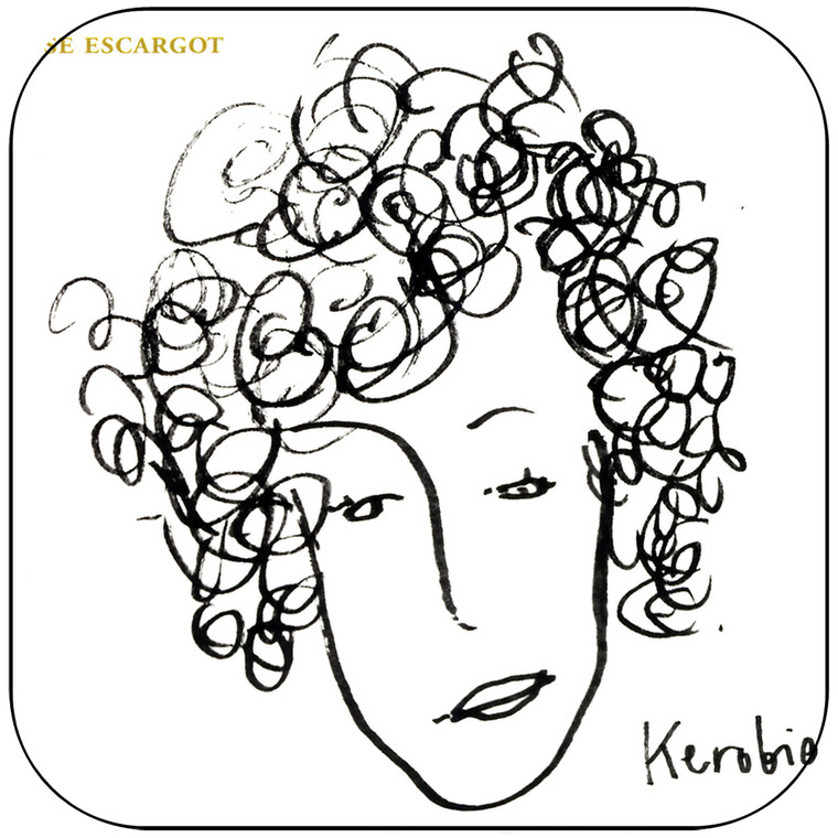 Kerobia Rose Escargot Album Cover Sticker