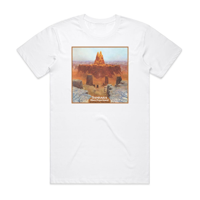 Samsara Blues Experiment Waiting For The Flood Album Cover T-Shirt White