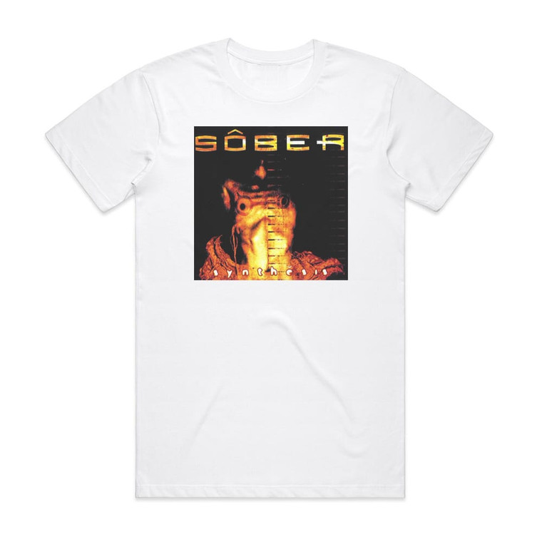 Sober Synthesis Album Cover T-Shirt White