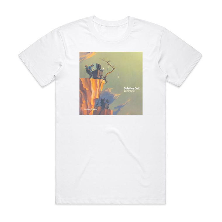 Solstice Coil Commute Album Cover T-Shirt White