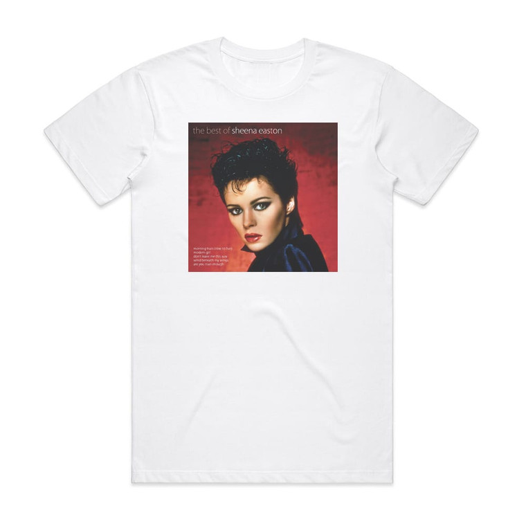 Sheena Easton The Best Of Sheena Easton Album Cover T-Shirt White