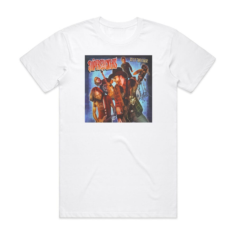 Supersuckers Get It Together Album Cover T-Shirt White