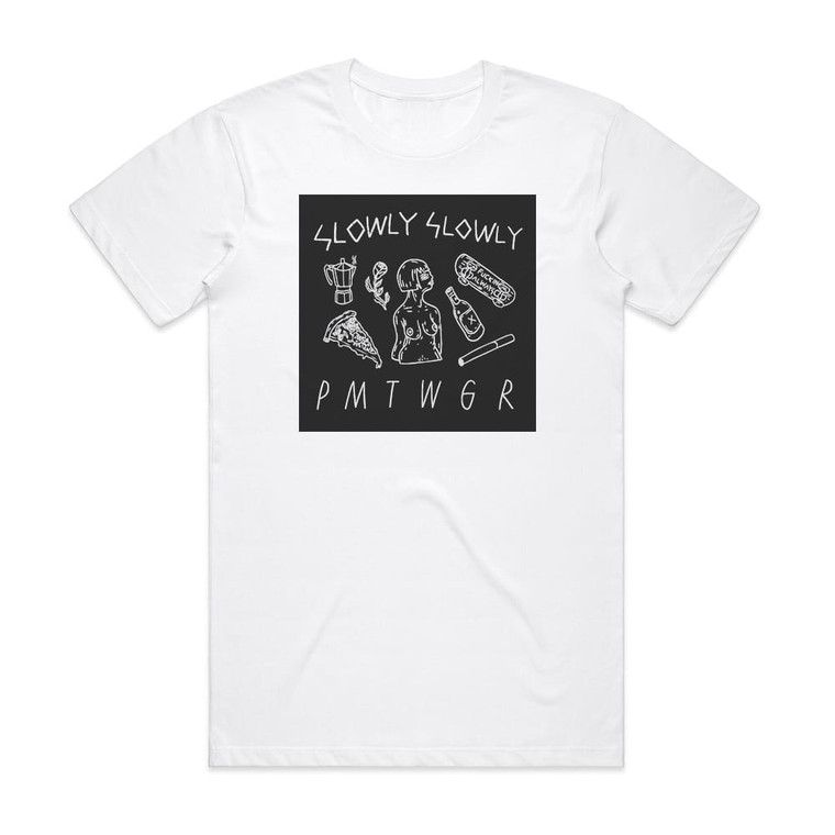 Slowly Slowly Pmtwgr Album Cover T-Shirt White