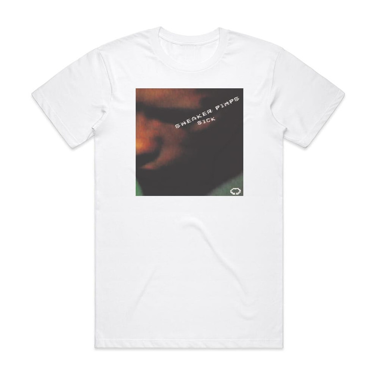 Sneaker Pimps Sick Album Cover T-Shirt White Sneaker Pimps Sick Album Cover T-Shirt White