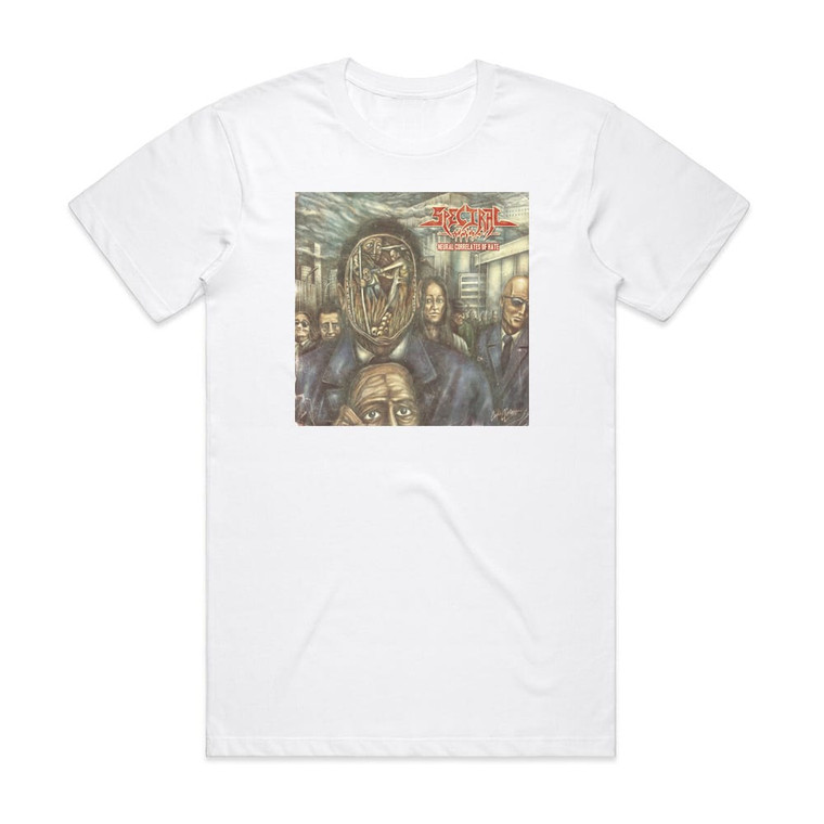 Spectral Neural Correlates Of Hate Album Cover T-Shirt White