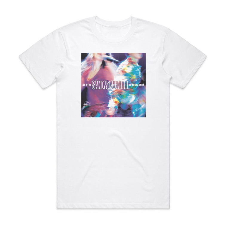 Sandy and Junior Ao Vivo No Maracan Album Cover T-Shirt White