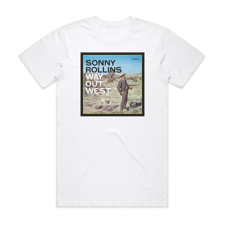 Sonny Rollins Way Out West 1 Album Cover T-Shirt White