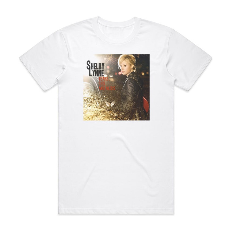 Shelby Lynne Tears Lies And Alibis Album Cover T-Shirt White