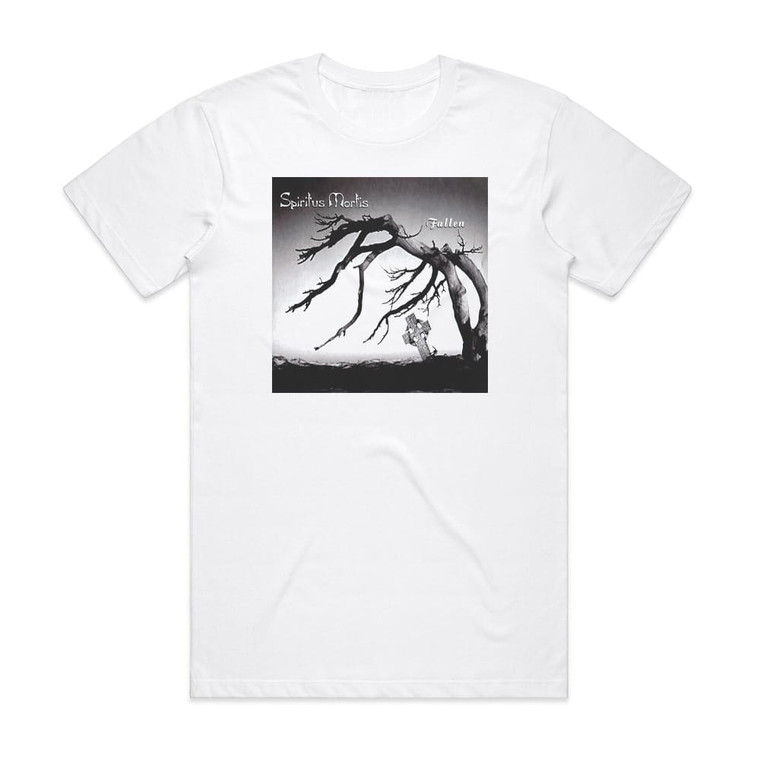 Spiritus Mortis Fallen Album Cover T-Shirt White