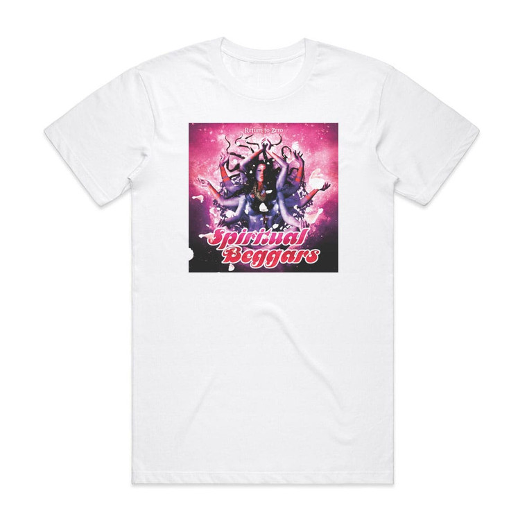 Spiritual Beggars Return To Zero Album Cover T-Shirt White