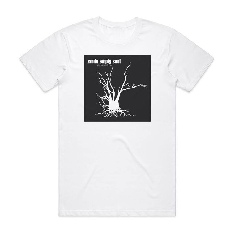 Smile Empty Soul Shapeshifter Album Cover T-Shirt White