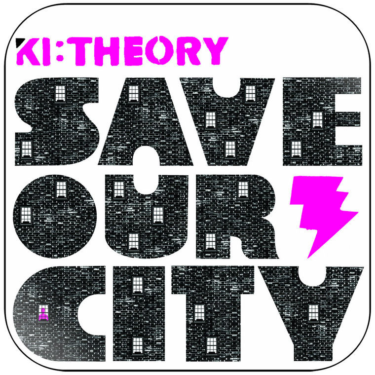 KiTheory Save Our City Album Cover Sticker