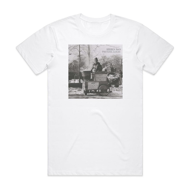 Steely Dan Pretzel Logic 1 Album Cover T-Shirt White