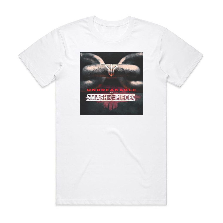 Smash Into Pieces Unbreakable 1 Album Cover T-Shirt White