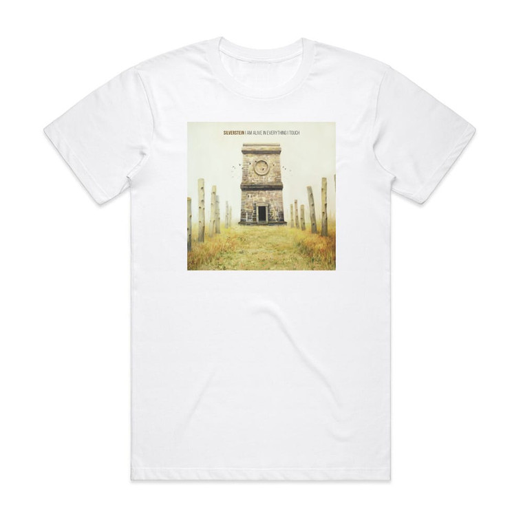 Silverstein I Am Alive In Everything I Touch Album Cover T-Shirt White Silverstein I Am Alive In Everything I Touch Album Cover T-Shirt White