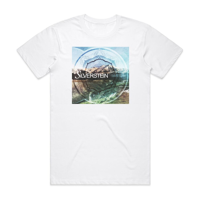 Silverstein Transitions Album Cover T-Shirt White