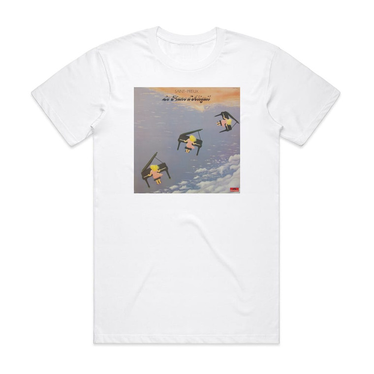 Saint-Preux Le Piano Dabigail Album Cover T-Shirt White