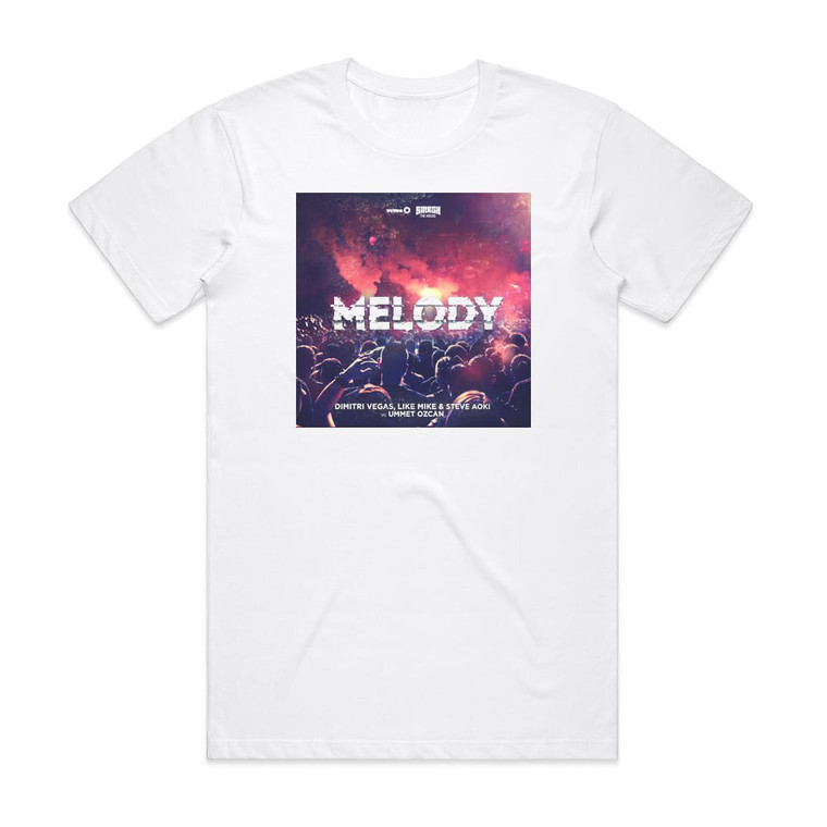 Steve Aoki Melody Album Cover T-Shirt White