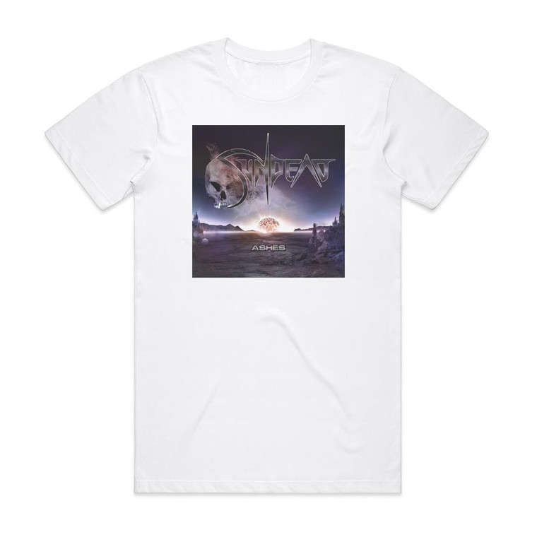 Sundead Ashes Album Cover T-Shirt White