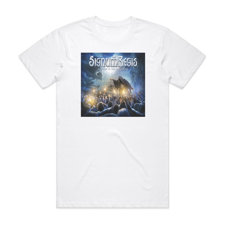 Signum Regis Chapter Iv The Reckoning Album Cover T-Shirt White
