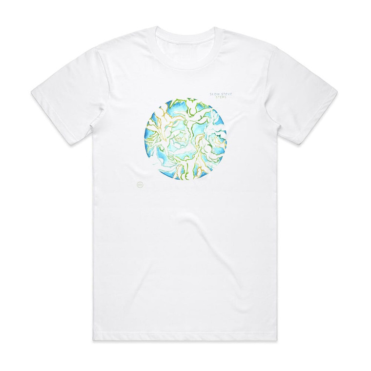 Slow Steve Steps Album Cover T-Shirt White Slow Steve Steps Album Cover T-Shirt White