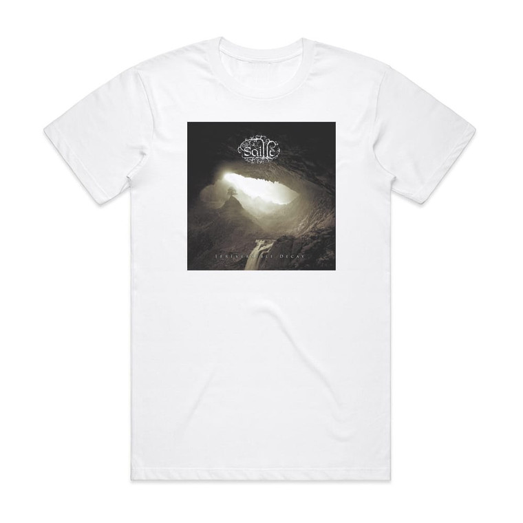 Saille Irreversible Decay Album Cover T-Shirt White
