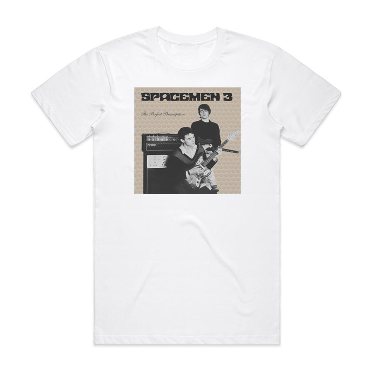 Spacemen 3 The Perfect Prescription 1 Album Cover T-Shirt White