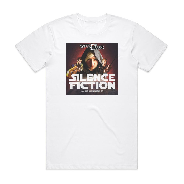 State Of Error Silence Fiction Album Cover T-Shirt White