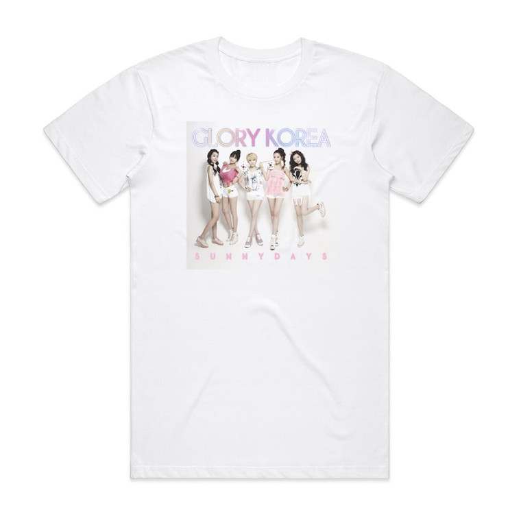 Sunny Days Glory Korea Album Cover T-Shirt White