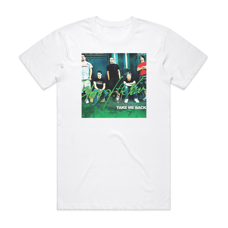 Story of the Year Take Me Back Album Cover T-Shirt White