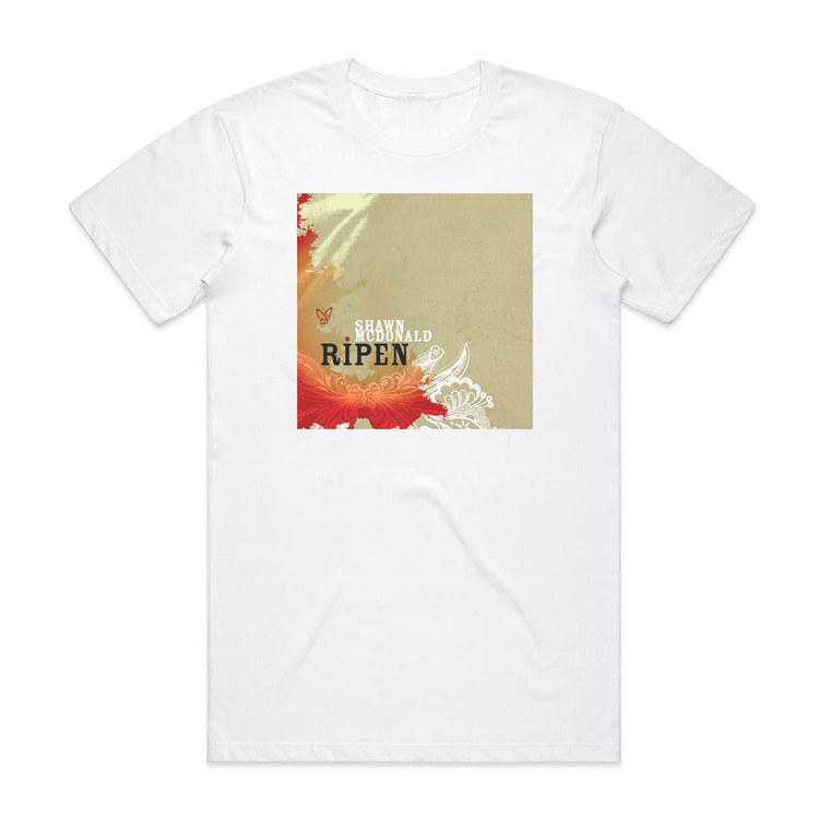 Shawn McDonald Ripen Album Cover T-Shirt White