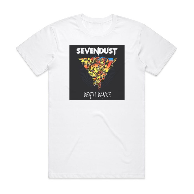 Sevendust Death Dance Album Cover T-Shirt White