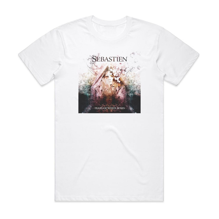 Sebastien Tears Of White Roses Album Cover T-Shirt White