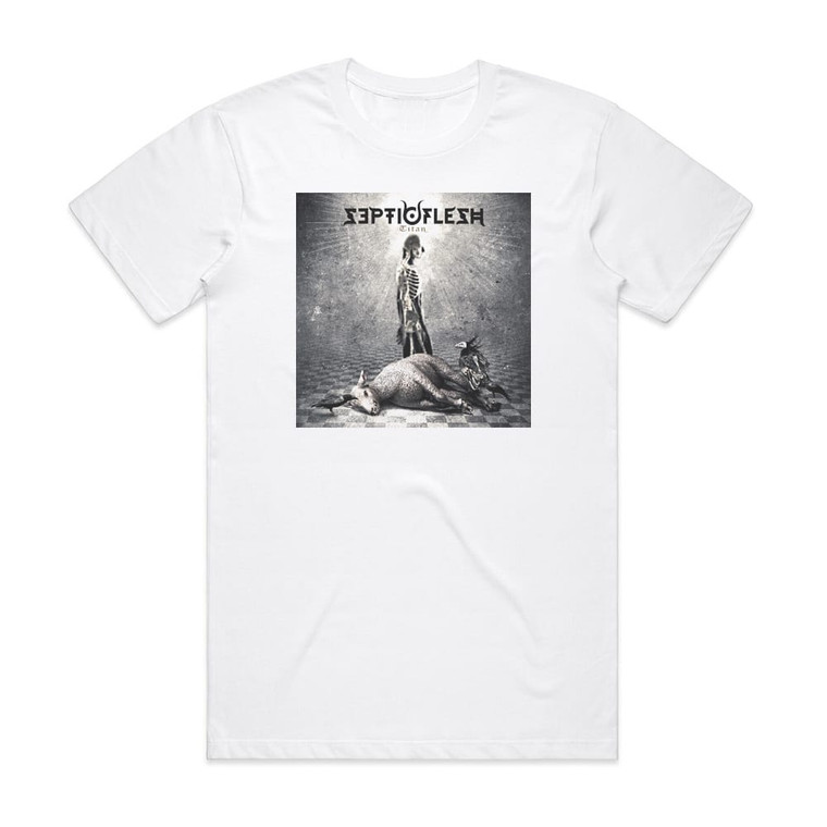 Septic Flesh Titan Album Cover T-Shirt White