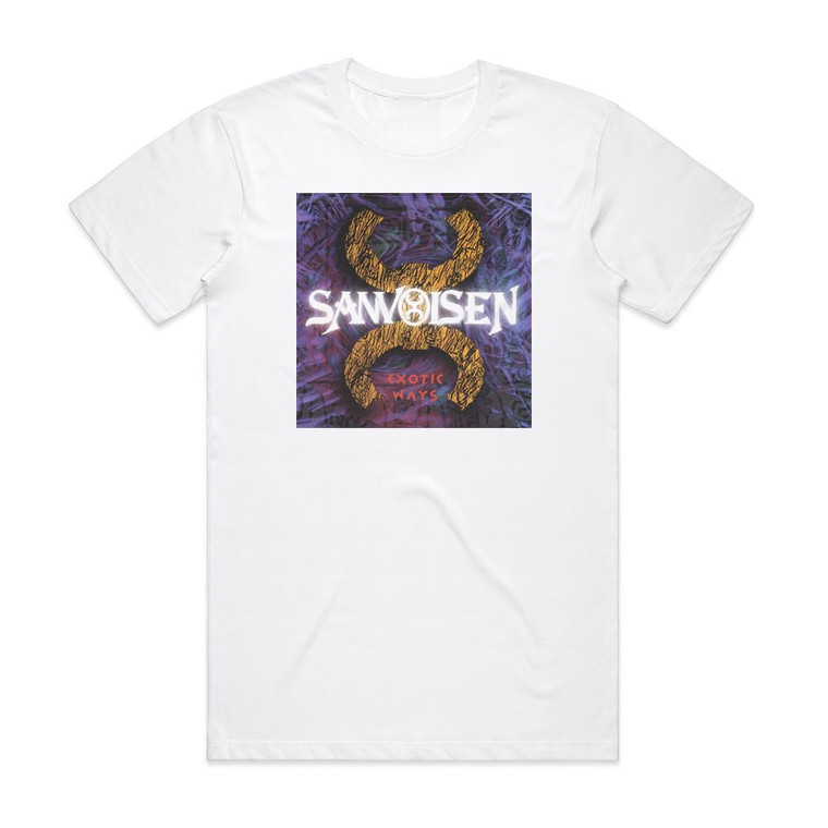 Sanvoisen Exotic Ways 1 Album Cover T-Shirt White