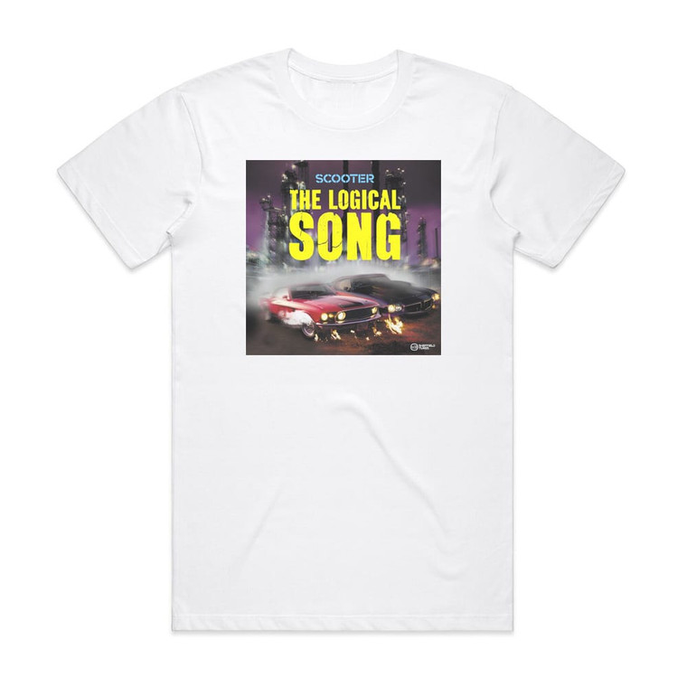 Scooter Ramp The Logical Song Album Cover T-Shirt White