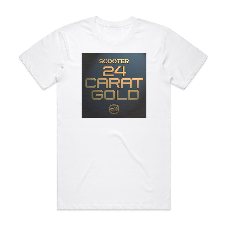 Scooter 24 Carat Gold Album Cover T-Shirt White