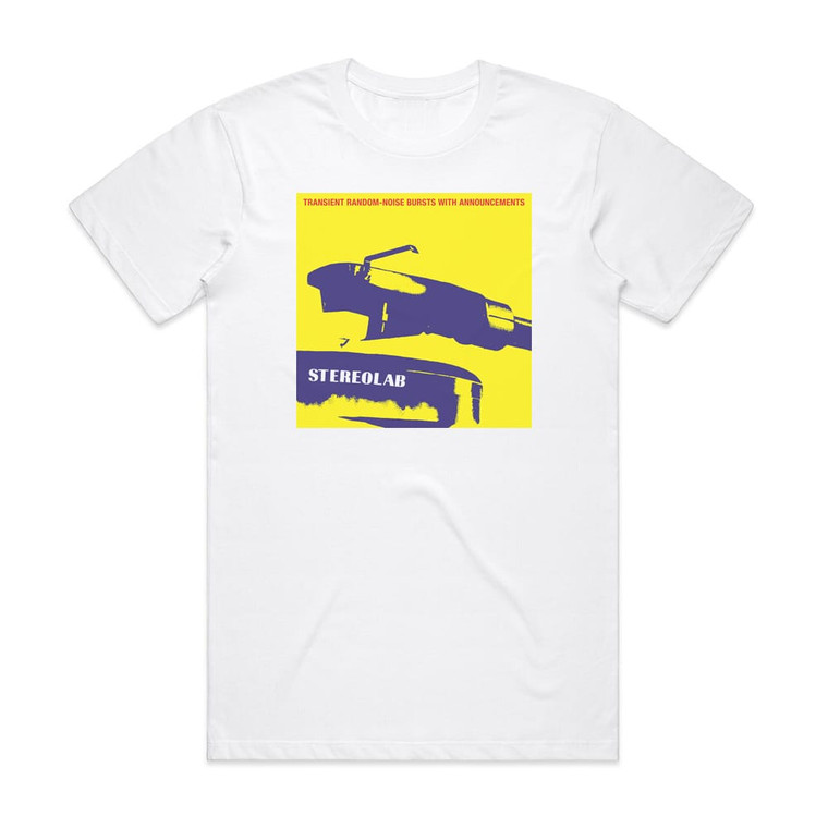 Stereolab Transient Random Noise Bursts With Announcements 1 Album Cover T-Shirt White