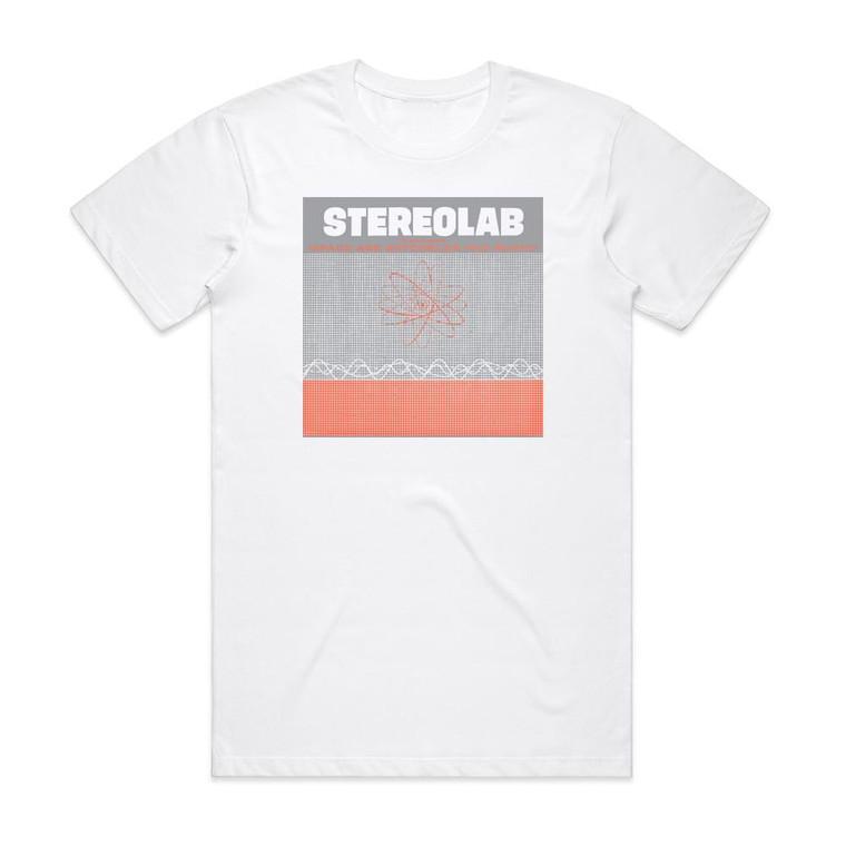 Stereolab The Groop Played Space Age Batchelor Pad Music Album Cover T-Shirt White