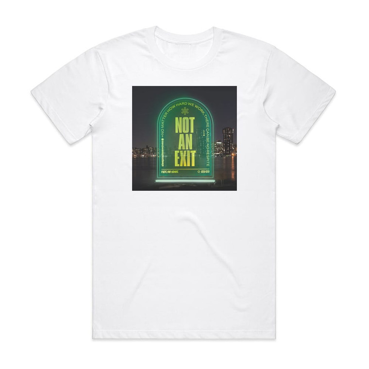 sleepmakeswaves Not An Exit Album Cover T-Shirt White