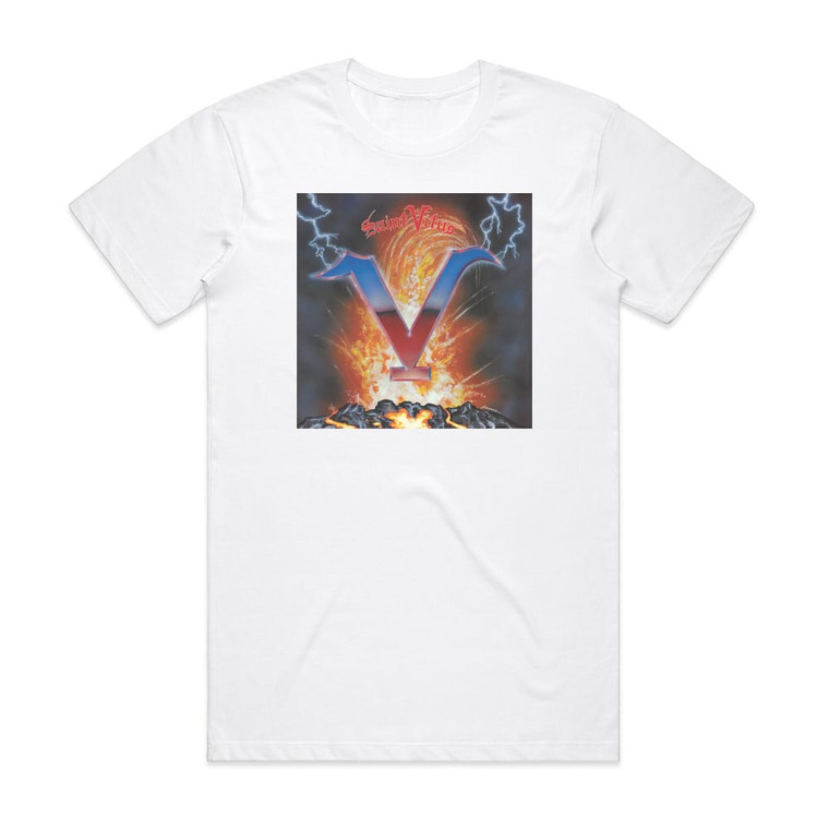 Saint Vitus V Album Cover T-Shirt White