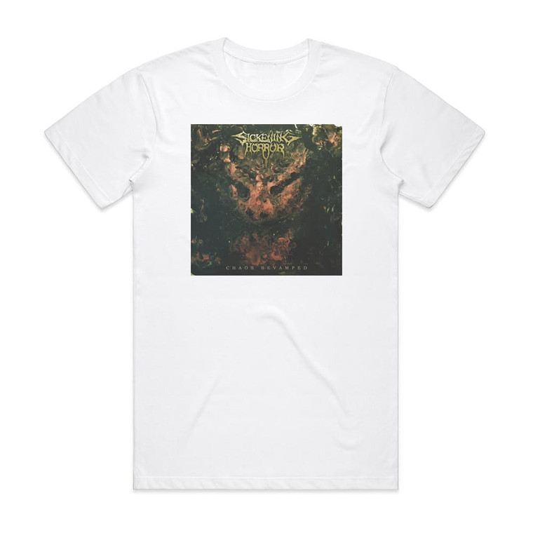 Sickening Horror Chaos Revamped Album Cover T-Shirt White